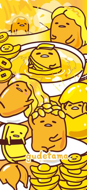 Gudetama Αισθητική — Γαλαξίας A07 Ταπετσαρία