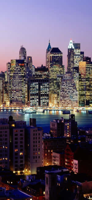 Φόντο Iphone Xs Ny City — Realme Ταπετσαρία