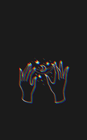 Wallpaper μαγικών χεριών αισθητικής iPhone — Galaxy Tab S10+ Ταπετσαρία
