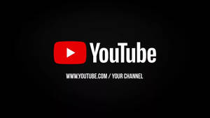 Μαύρο YouTube Το Κανάλι Σου Wallpaper — Εξοικονόμηση Μπαταρίας Ταπετσαρία