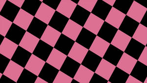 Μαύρο και Ροζ Αισθητικό Μοτίβο Διαμαντιού — Cool pattern Ταπετσαρία