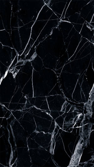 Μαύρο Λευκό Μάρμαρο Marquina iPhone — Ασπρόμαυρη αισθητική GIF Ταπετσαρία