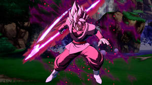 Μαύρος Goku με Δρεπάνια Θανάτου — Μαύρος goku Ταπετσαρία