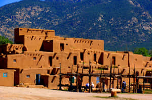 Μεγαλειώδες μεσημέρι στο Ιστορικό Taos Pueblo