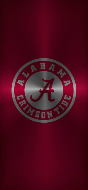 Ταπετσαρία Μεταλλικό Λογότυπο Alabama Crimson Tide — iPhone 18 Pro Max Ταπετσαρία