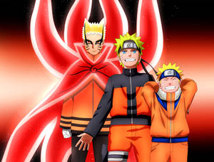 Naruto Λειτουργία Baryon Χρόνια — Ναρούτο μπάριον μόδα Ταπετσαρία