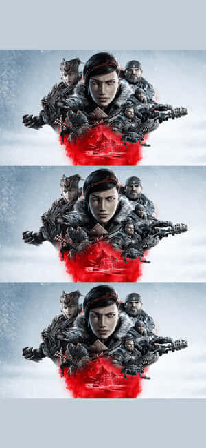 Iphone X Gears Of War 5 Φόντο — Moto G77 Ταπετσαρία