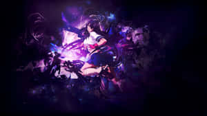 Μωβ φόντο anime — Μωβ αισθητική GIF Ταπετσαρία