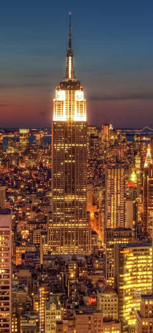 Iphone Xs Ny City Φόντο — Honor Play 60A Ταπετσαρία