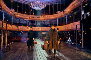 εικόνες από το A Christmas Carol — Χριστουγεννιάτικο κάλαντα Ταπετσαρία