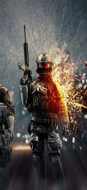 Iphone Xs Max Battlefield 4 Φόντο — OnePlus Nord CE Ταπετσαρία
