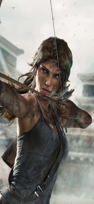 Φόντο iPhone Xs Max Rise Of The Tomb Raider — Galaxy A56 Ταπετσαρία