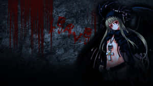 Μαύρο φόντο Anime — Μαύρο anime Ταπετσαρία