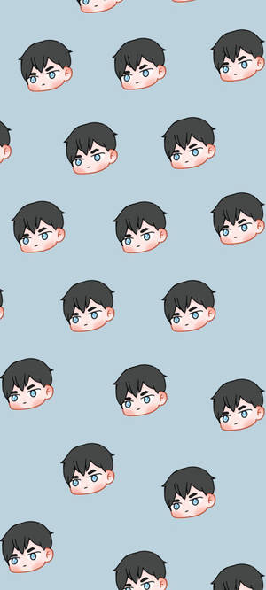 Ταπετσαρία μοτίβου Chibi Tobio Kageyama — iPhone 11 Pro Ταπετσαρία