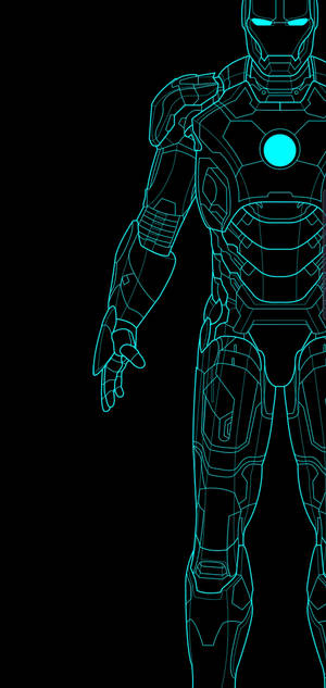 Ταπετσαρία Μπλε Ironman S10+ — Εξοικονόμηση Μπαταρίας Ταπετσαρία