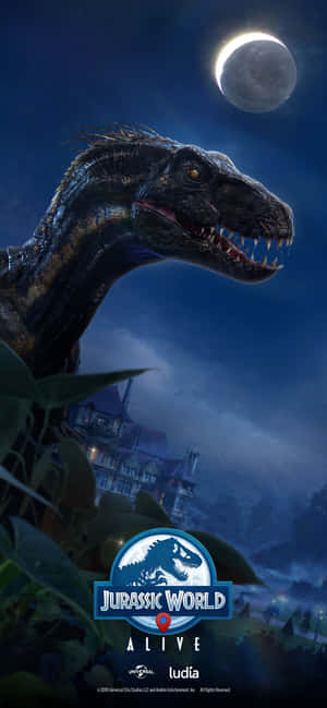 Μπλε Jurassic World — Oppo Find X9s Pro Ταπετσαρία