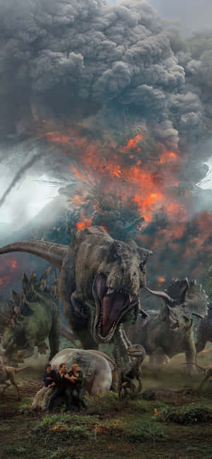 Μπλε Jurassic World — Xiaomi 17 Pro Max Ταπετσαρία