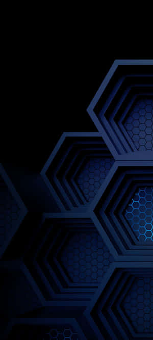 Μπλε AMOLED — Αφηρημένο iPhone Ταπετσαρία