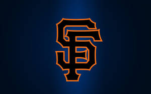 Μπλε Μαύρο Λογότυπο San Francisco Giants — Σκούρο μπλε αισθητική GIF Ταπετσαρία