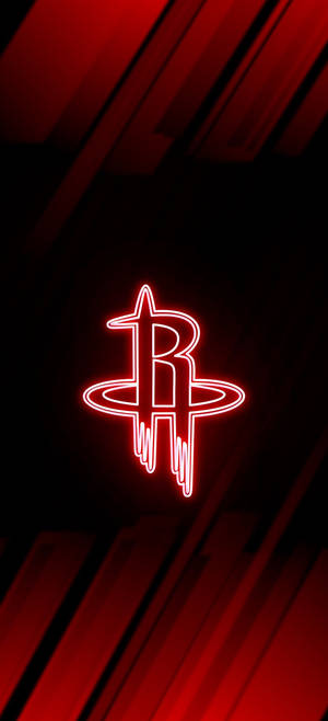 Neon Red Houston Rockets ταπετσαρία — iPhone 13 Pro Ταπετσαρία