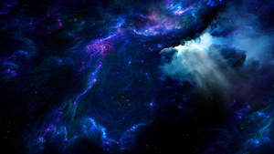 Νεφέλωμα Αισθητικής Σκούρο Μπλε HD — Aesthetic Dark Blue Ταπετσαρία