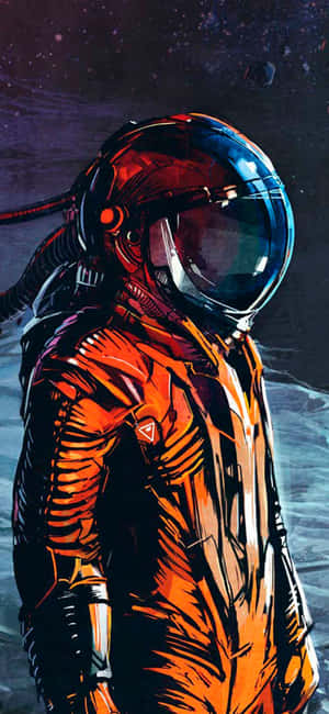 Astronaut iPhone — Galaxy S26 Ταπετσαρία