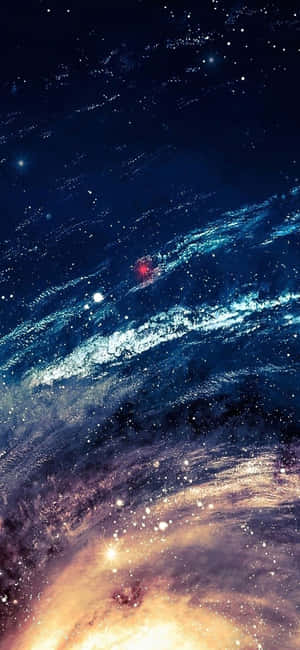 Blue Galaxy Iphone — Oppo Reno15 F Ταπετσαρία