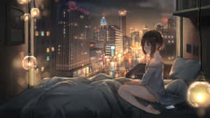 Εικόνες Anime City — Ανιμέ πόλη GIF Ταπετσαρία