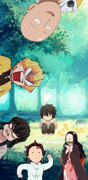 Αστείο φόντο Anime — Αστείο Anime Ταπετσαρία