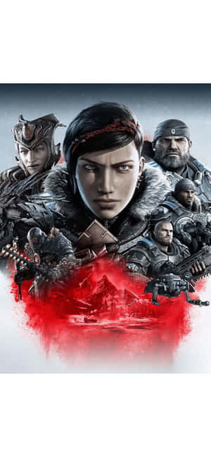 Iphone X Gears Of War 5 Φόντο — Xiaomi 17 Pro Ταπετσαρία
