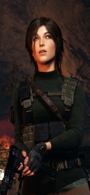 Φόντο iPhone Xs Max Rise Of The Tomb Raider — 1170x2532 Ταπετσαρία