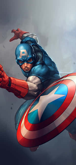 Captain America Cool — Galaxy A56 Ταπετσαρία