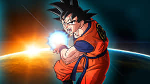 Ο Goku μάχεται με τον Jiren του Σύμπαντος 11 — Dragon ball super GIF Ταπετσαρία