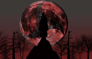 Ο Itachi Uchiha κοιτάζει τον νυχτερινό ουρανό — Χαρακτήρες Naruto Ταπετσαρία