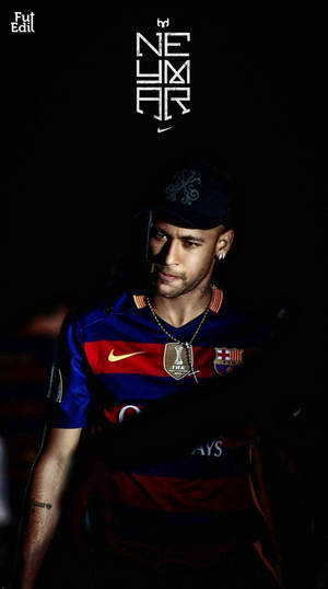 Ταπετσαρία fan art Neymar Nike.