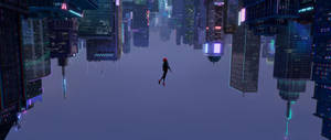 Ο Spiderman Πέφτει Κάτω ταπετσαρία. — 2560x1080 Ταπετσαρία