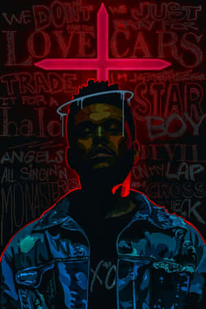 Ο The Weeknd να ερμηνεύει στη σκηνή — Vivo Pad SE Ταπετσαρία
