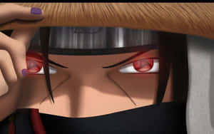 Ο αινιγματικός Itachi Uchiha στέκεται με αυτοπεποίθηση στο φως του φεγγαριού. — Itachi Ταπετσαρία