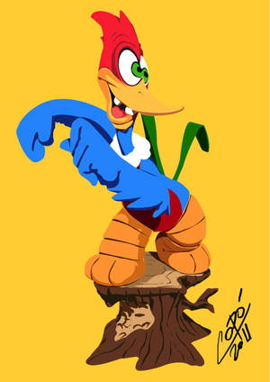 2480x3508 Ταπετσαρία HD Woody Woodpecker - Φιγούρα Woody Woodpecker της δεκαετίας του 1940 — OnePlus Pad 3 Pro Ταπετσαρία