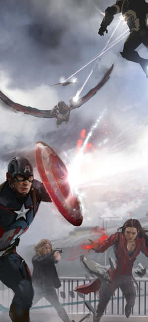 Ταινία Captain America — Γαλαξίας A17 Ταπετσαρία