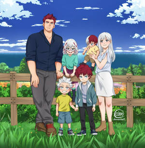 ταπετσαρία φόντου φύσης οικογένειας Todoroki — Galaxy Z Flip7 FE Ταπετσαρία