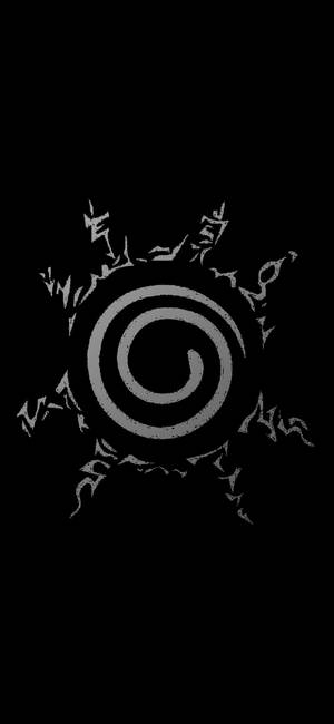 Οκτώ Τρίγραμμα Σφραγίδας Στυλ Naruto Μαύρο — Naruto αισθητική Ταπετσαρία