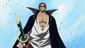 Οπλισμένος και Έτοιμος Shanks One Piece — One Piece 4K GIF Ταπετσαρία