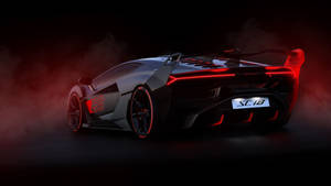 Ταπετσαρία πίσω μέρους Lamborghini Aventador — Lamborghini Ταπετσαρία