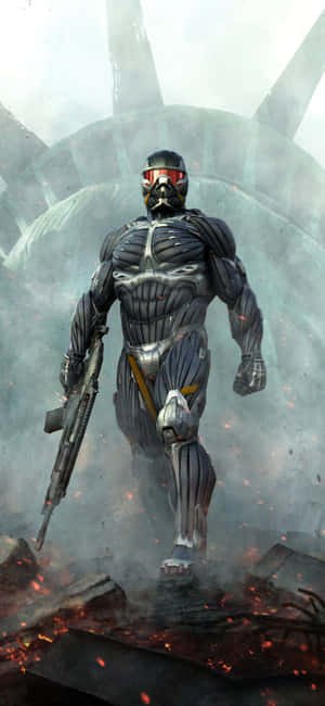 Φόντο iPhone X Crysis 3 — OnePlus Nord CE Ταπετσαρία