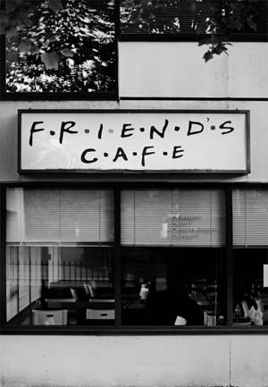 Ταπετσαρία πινακίδας καφέ Friends — OnePlus Pad 3 Pro Ταπετσαρία