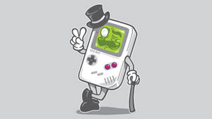 Ταπετσαρία παρωδίας ανθρωπόμορφου Game Boy
