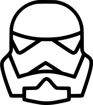 Περίγραμμα Κράνους Stormtrooper της Πρώτης Τάξης