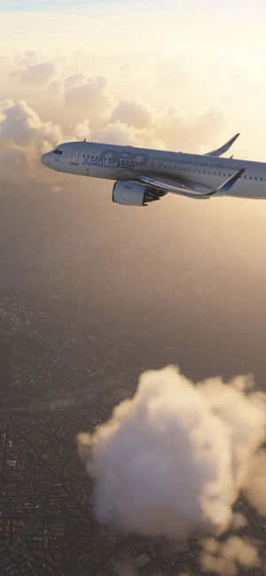 Φόντο Iphone Xs Microsoft Flight Simulator — HMD Luma Ταπετσαρία