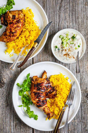 Πιάτα Tandoori Chicken — Huawei MatePad 12 X (2025) Ταπετσαρία
